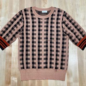 Dries Van Noten Geo Print Sweater Crew XS